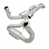 MagnaFlow direct-fit catalytic converter for 2005-2006 Jeep Cherokee 4.7 inch inlet/outlet stainless steel CARB compliant 49686