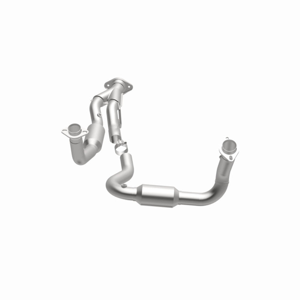 MagnaFlow direct-fit catalytic converter for 2005-2006 Jeep Cherokee 4.7 inch inlet/outlet stainless steel CARB compliant 49686
