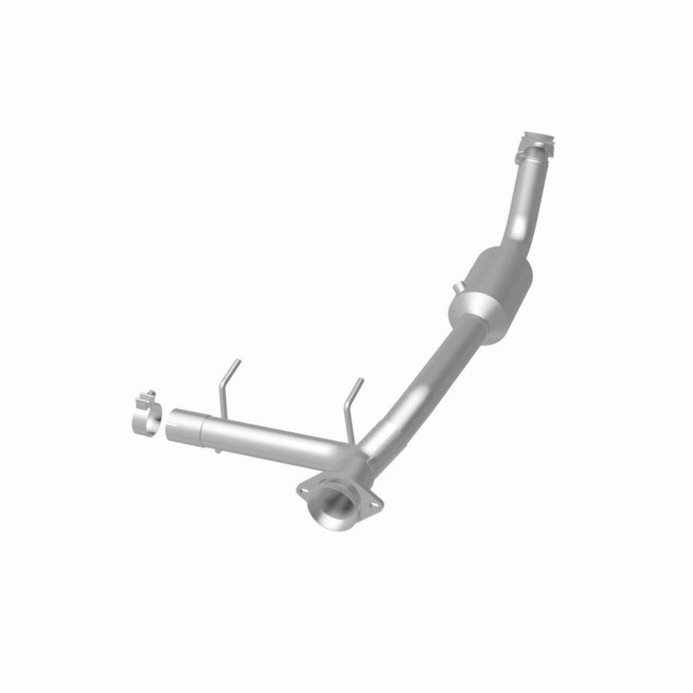 MagnaFlow direct-fit catalytic converter fits 2005-2006 Lincoln Navigator 5.4L passenger side 5.4L passenger side stainless steel CARB compliant OBDII 52508