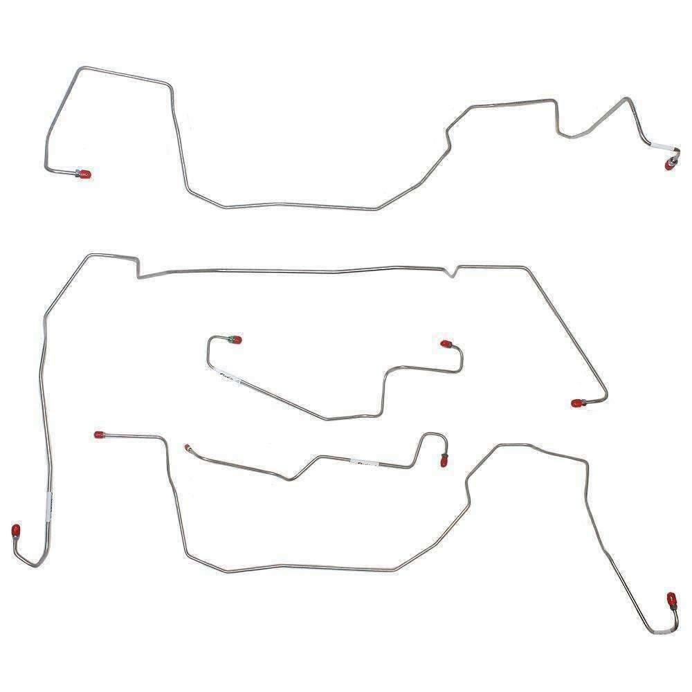 t 05-06 Pontiac GTO Front Brake Line Kit AWABS Traction Control Stainless Steel Fine Lines