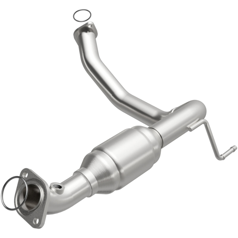 MagnaFlow direct-fit catalytic converter fits 2003-2009 Toyota 4Runner and 2007-2009 Toyota FJ Cruiser, this and 2005-2007 4-Run/FJ driver side rr driver side stainless steel Feder