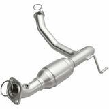 MagnaFlow direct-fit catalytic converter fits 2003-2009 Toyota 4Runner and 2007-2009 Toyota FJ Cruiser, this and 2005-2007 4-Run/FJ driver side rr driver side stainless steel CARB 