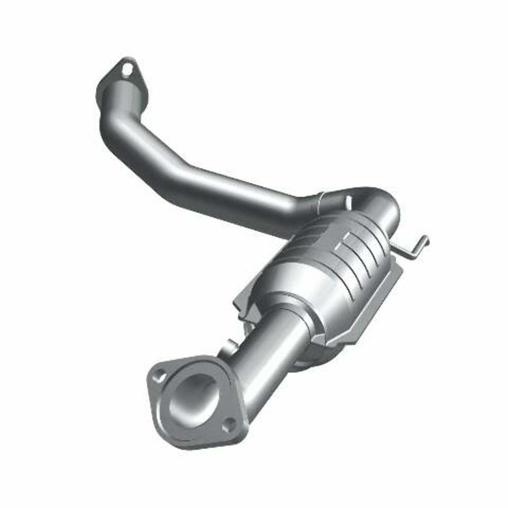 MagnaFlow direct-fit catalytic converter for 2005-2009 Toyota 4Runner driver side 4.7 inch inlet/outlet stainless steel CARB compliant OBDII 49697