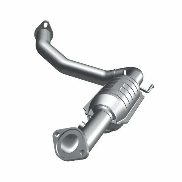 MagnaFlow direct-fit catalytic converter for 2005-2009 Toyota 4Runner driver side 4.7 inch inlet/outlet stainless steel CARB compliant OBDII 49697