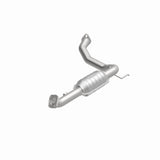 MagnaFlow direct-fit catalytic converter for 2005-2009 Toyota 4Runner driver side 4.7 inch inlet/outlet stainless steel CARB compliant OBDII 49697