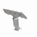 MagnaFlow direct-fit catalytic converter fits 2005-2012 Ford Escape, 2005-2011 Mercury Mariner, and more, this and 2005-2007 Escape 2.3 mani 2.3 inch inlet/outlet stainless steel F