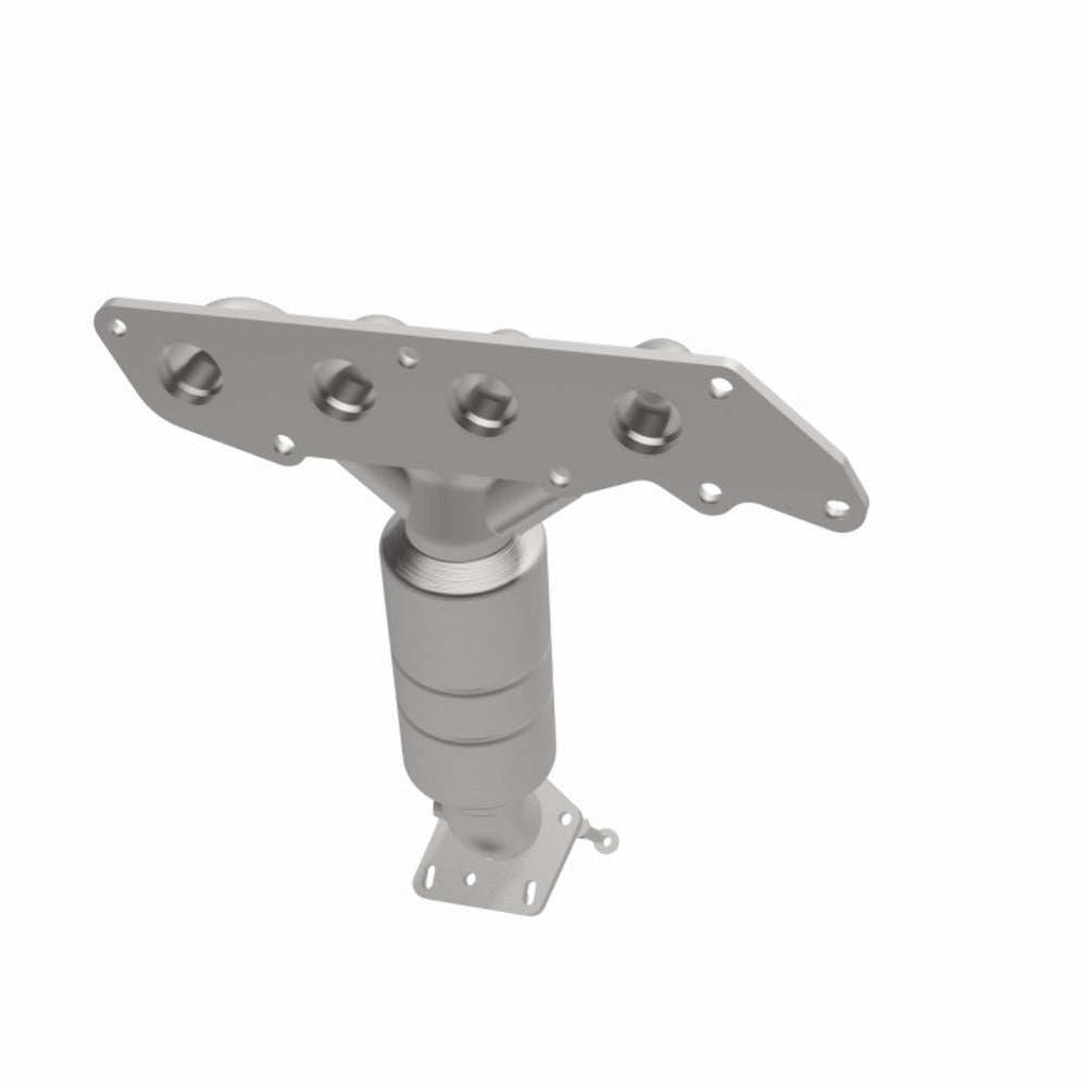 MagnaFlow direct-fit catalytic converter fits 2005-2012 Ford Escape, 2005-2011 Mercury Mariner, and more, this and 2005-2007 Escape 2.3 mani 2.3 inch inlet/outlet stainless steel F