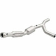 MagnaFlow direct-fit catalytic converter for 2005-2007 Ford 4.6L passenger side stainless steel CARB compliant OBDII 51310