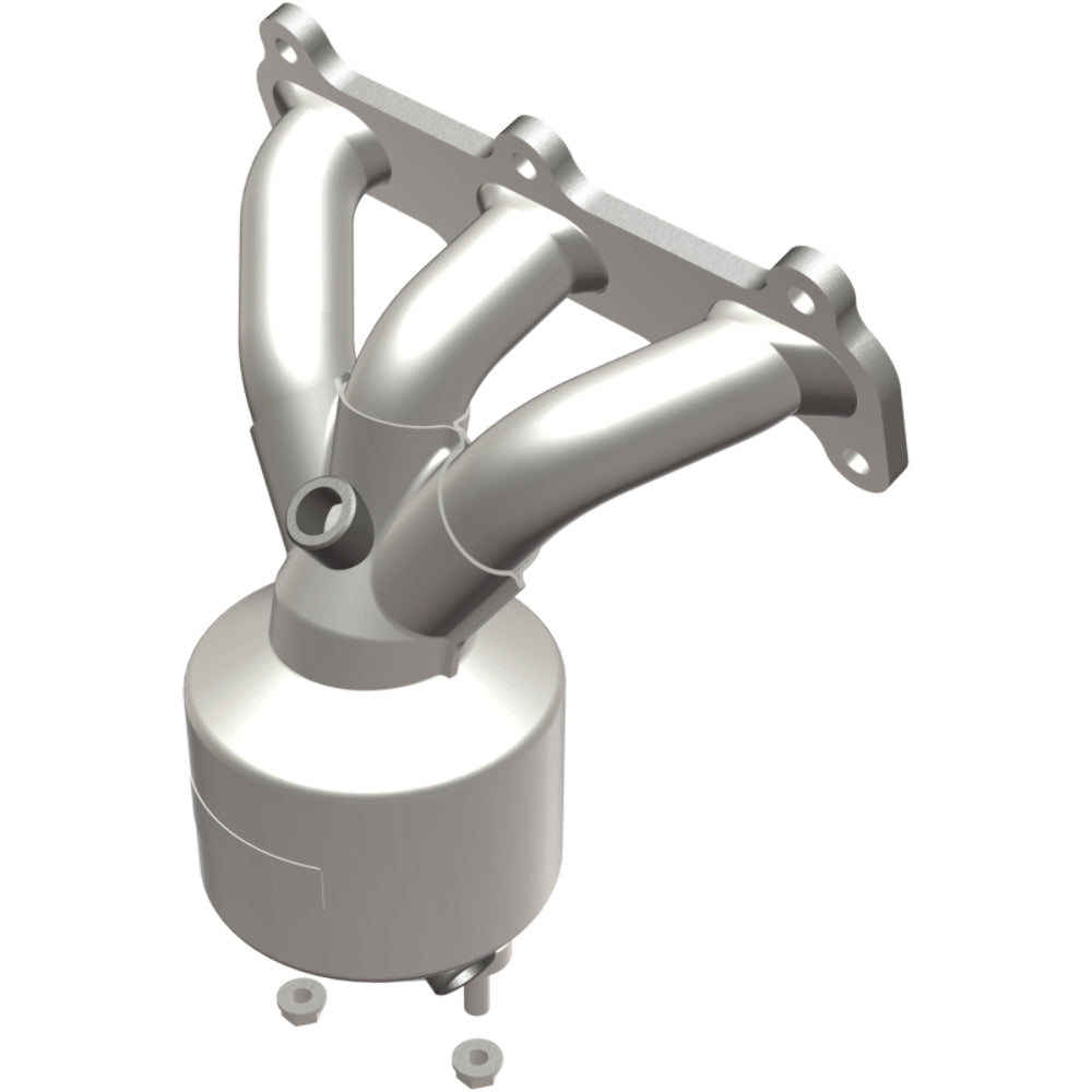 MagnaFlow direct-fit catalytic converter for 2005-2007 Kia 2.7L passenger side stainless steel CARB compliant OBDII 51316