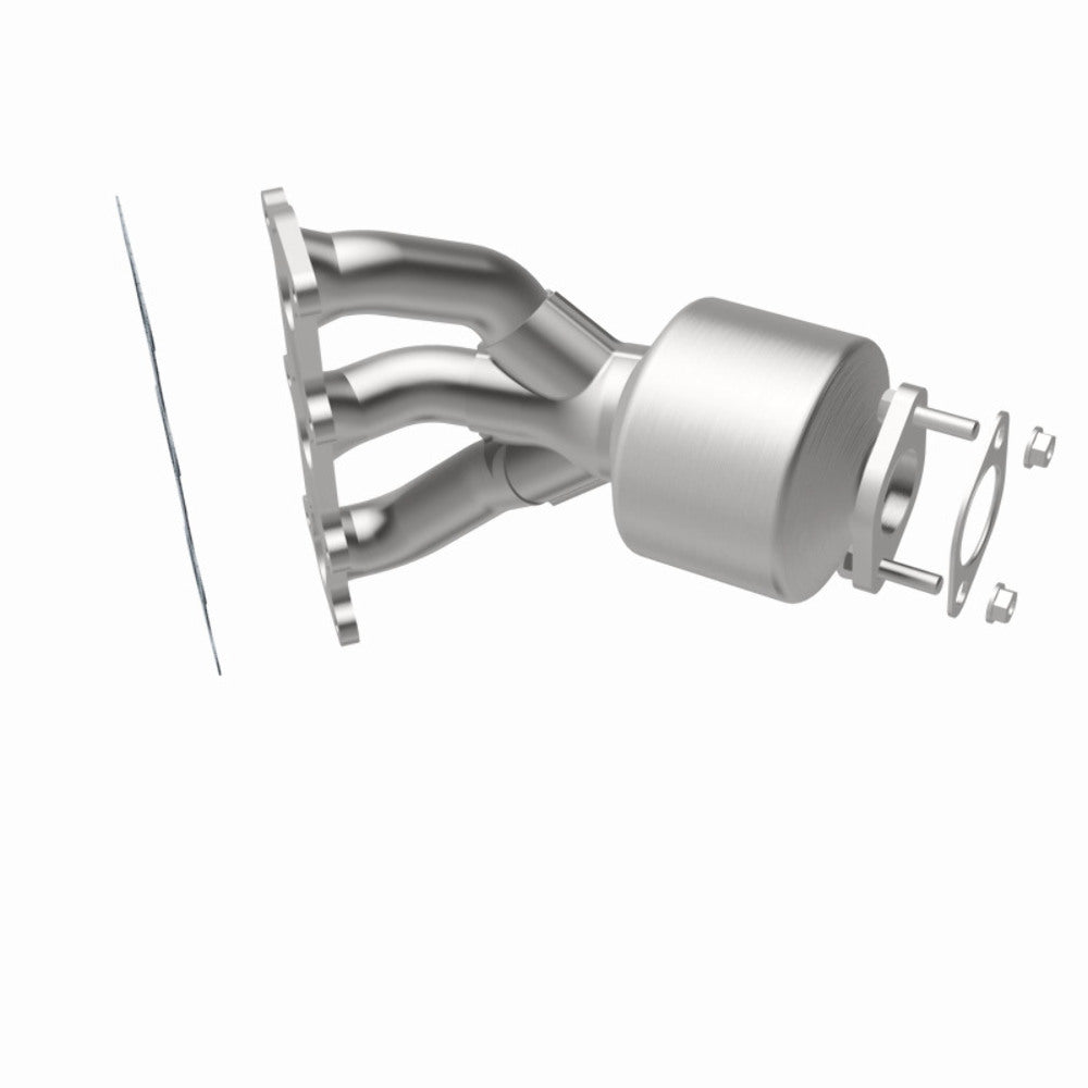MagnaFlow direct-fit catalytic converter for 2005-2007 Kia 2.7L passenger side stainless steel CARB compliant OBDII 51316