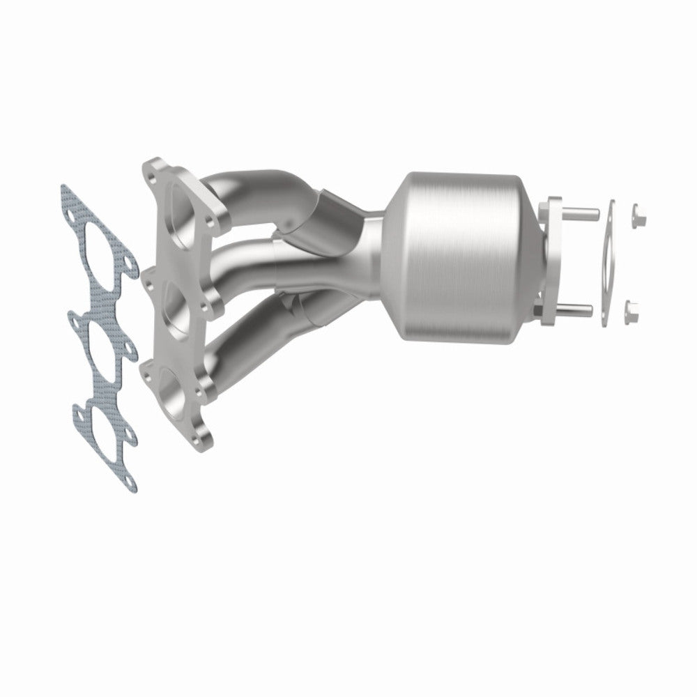 MagnaFlow direct-fit catalytic converter for 2005-2007 Kia 2.7L passenger side stainless steel CARB compliant OBDII 51316