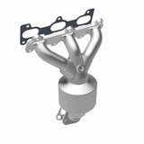 MagnaFlow direct-fit catalytic converter for 2005-2008 Kia 2.7L driver side stainless steel Federal EPA compliant OBDII 50675