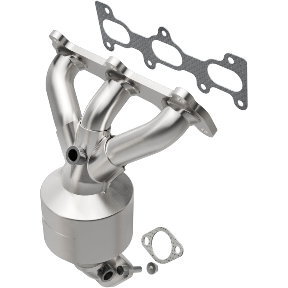 MagnaFlow direct-fit catalytic converter for 2005-2008 Kia 2.7L driver side stainless steel CARB compliant OBDII 51387