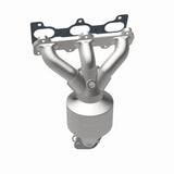 MagnaFlow direct-fit catalytic converter for 2005-2008 Kia 2.7L driver side stainless steel CARB compliant OBDII 51387