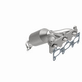 MagnaFlow direct-fit catalytic converter for 2005-2008 Kia 2.7L passenger side stainless steel CARB compliant OBDII 51244