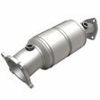 MagnaFlow direct-fit catalytic converter for 2005-2009 Audi A4 2 inch inlet/outlet stainless steel Federal EPA compliant OBDII 24190
