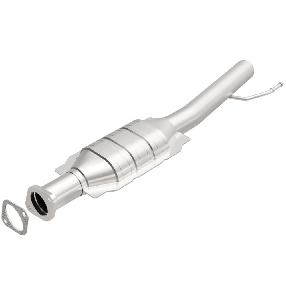 MagnaFlow direct-fit catalytic converter fits 2005-2009 Escape/Trib 2.3 rr OE 2.3 inch inlet/outlet stainless steel CARB compliant OBDII 49662