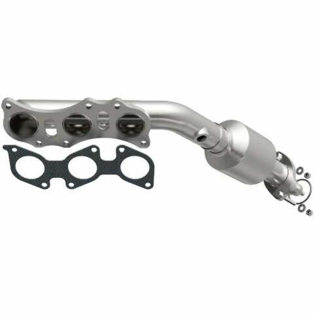 MagnaFlow direct-fit catalytic converter fits 2005-2011 Toyota Tacoma, 2005-2009 Toyota 4Runner, and more, this and 2005-2009 Taco 4L passenger side mani passenger side stainless s