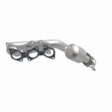 MagnaFlow direct-fit catalytic converter fits 2005-2011 Toyota Tacoma, 2005-2009 Toyota 4Runner, and more, this and 2005-2009 Taco 4L passenger side mani passenger side stainless s