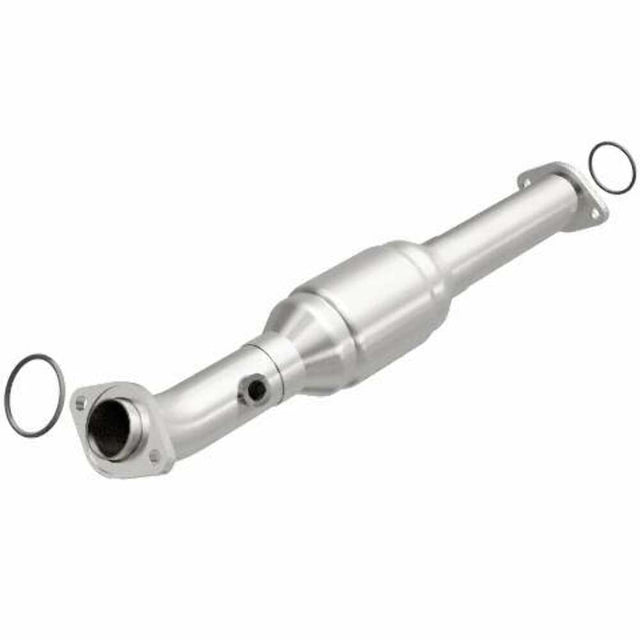 MagnaFlow direct-fit catalytic converter for 2005-2015 Toyota Tacoma passenger side stainless steel Federal EPA compliant OBDII 93661