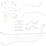 t 05-10 Chevrolet Cobalt Brake Line & Hose Kit No ABS Fine Lines