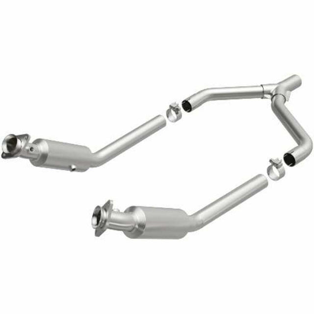MagnaFlow direct-fit catalytic converter for 2005-2010 Ford Mustang 4.0L stainless steel Federal EPA compliant OBDII 23012