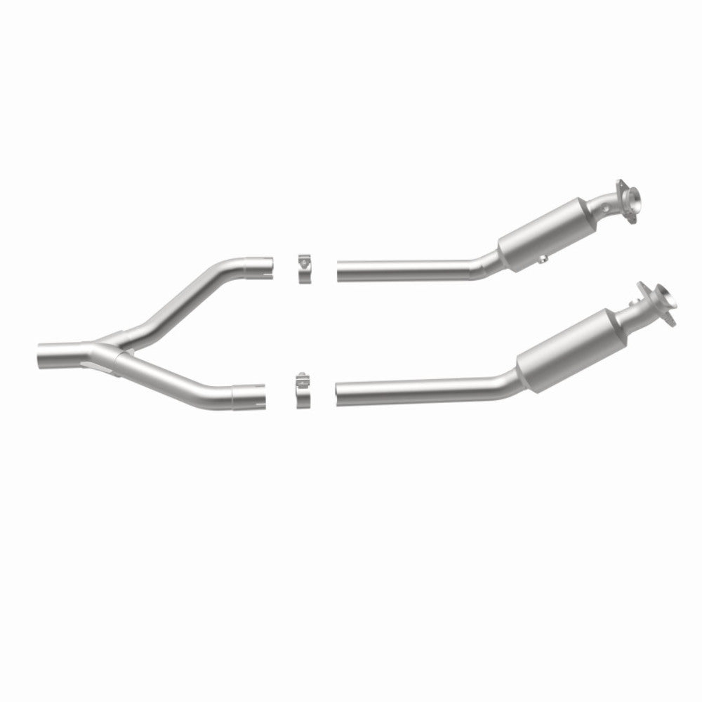 MagnaFlow direct-fit catalytic converter for 2005-2010 Ford Mustang 4.0L stainless steel Federal EPA compliant OBDII 23012