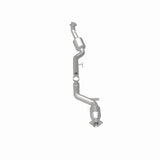 MagnaFlow direct-fit catalytic converter fits 2005-2010 SLK55 AMG 5.5L driver side 5.5L driver side stainless steel CARB compliant 51696