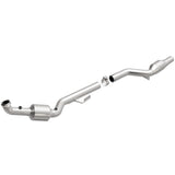 MagnaFlow direct-fit catalytic converter fits 2005-2010 SLK55 AMG 5.5L passenger side 5.5L passenger side stainless steel CARB compliant 51702
