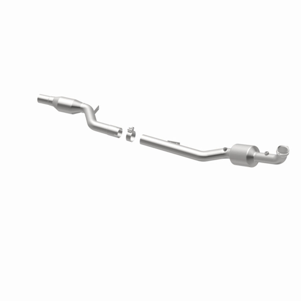 MagnaFlow direct-fit catalytic converter fits 2005-2010 SLK55 AMG 5.5L passenger side 5.5L passenger side stainless steel CARB compliant 51702