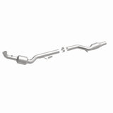 MagnaFlow direct-fit catalytic converter fits 2005-2010 SLK55 AMG 5.5L passenger side 5.5L passenger side stainless steel CARB compliant 51702