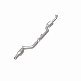 MagnaFlow direct-fit catalytic converter fits 2005-2010 SLK55 AMG 5.5L passenger side 5.5L passenger side stainless steel CARB compliant 51702