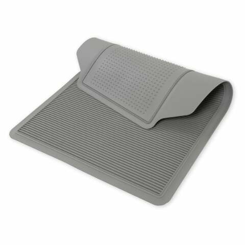Fits 1973-1991 C/K Series Blazer/Suburban; Floor Mat Set - Light Gray-05-100GR