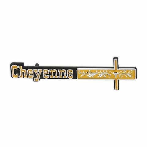 1973-1974 C/K Series Trucks; C/K Dash Emblem - Cheyenne 05-181