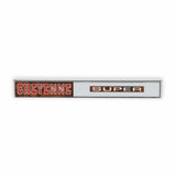 1971 C/K Series Trucks; C/K Glove Box Emblem - Cheyenne Super 05-198