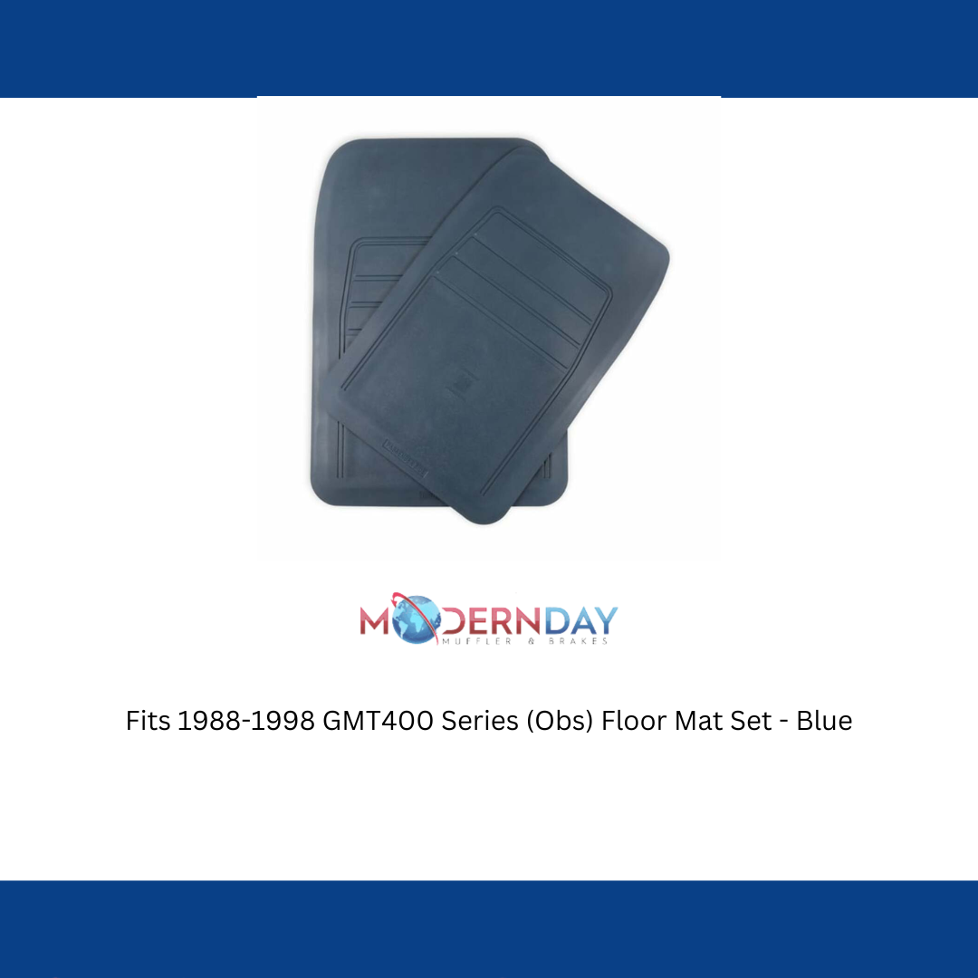 1988-1998 Chevy Silverado GMC Sierra OBS Chevy truck truck Series (OBS Chevy truck) Floor Mat Set - Blue-05-200BL
