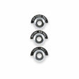 1963-1966 C/K Series Trucks; Chevy C/K pickup A/C Control Bezels - 3Pc 05-202
