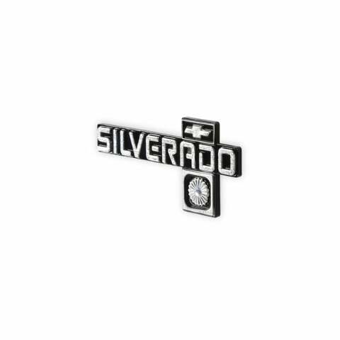 Fits 1981-1987 C/K Series Trucks; C/K Dash Emblem - Silverado 05-203