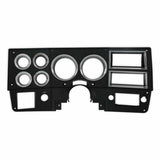 84-87 Trucks Instrument Cluster Bezel-w/ A/C-Black/Chrome 05-218