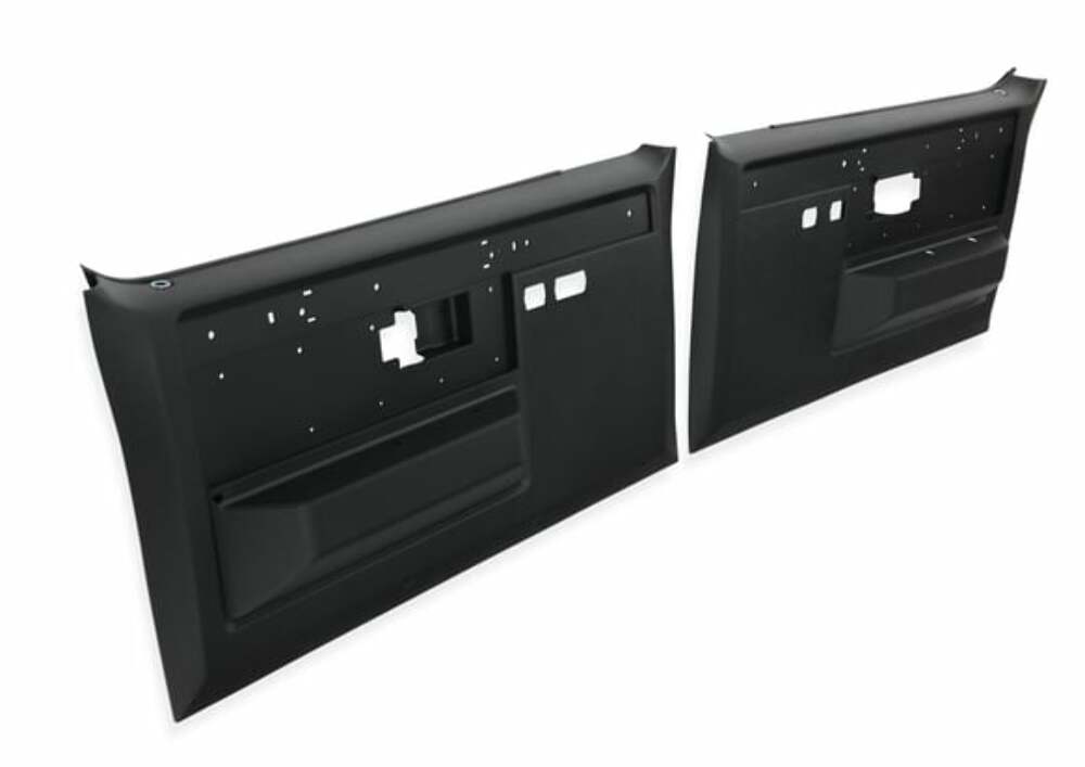 Fits 1981-1987 C/K Series Trucks-Power Locks/Windows; Door Panels-Black-05-280