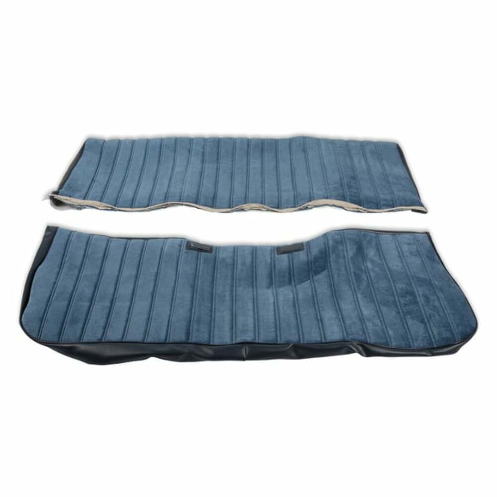 81-87 C/K Series Pickup Seat Upholstery-Full Pleat Cloth/Vinyl-Navy 05-297