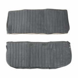 81-87 C/K Series Pickup Seat Upholstery-Full Pleat Cloth-Charcoal 05-299