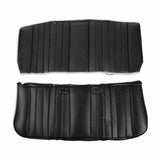81-87 C/K Series Pickup Seat Upholstery-Standard Pleat Vinyl-Black 05-305