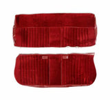 81-87 C/K Series Pickup Seat Upholstery-Deluxe Pleat-Maroon/Burgundy 05-321