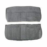 81-87 C/K Series Pickup Seat Upholstery-Deluxe Pleat-Grey/Charcoal 05-324