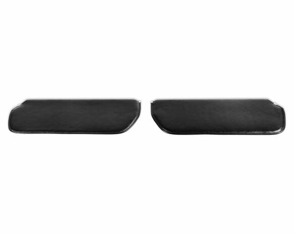 73-87 C/K Series Pickup Foamback Sunvisor Pair-Vinyl-Black 05-339