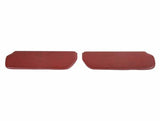 73-87 C/K Series Pickups Foamback Sunvisor Pair-Vinyl-Red 05-340