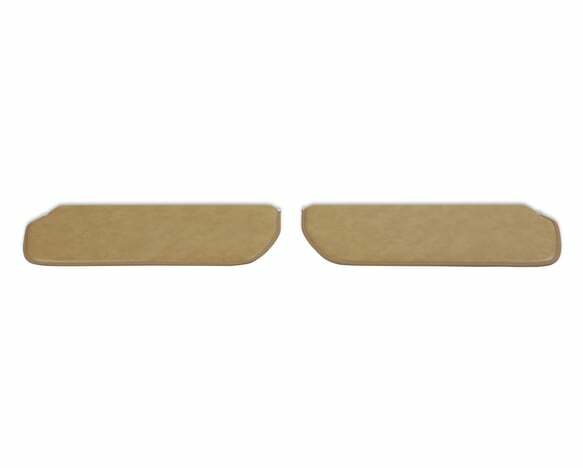 73-87 C/K Series Pickups Foamback Sunvisor Pair-Vinyl-Tan 05-342