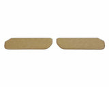 73-87 C/K Series Pickups Foamback Sunvisor Pair-Vinyl-Tan 05-342