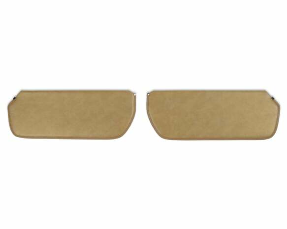 73-87 C/K Series Pickups Foamback Sunvisor Pair-Vinyl-Tan 05-342
